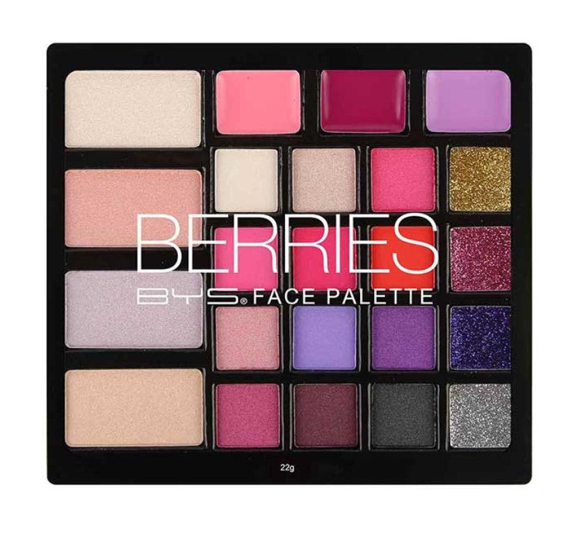 BYS Berries Face Palette Luomiväripaletti