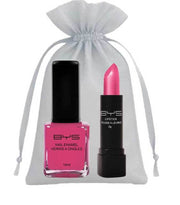 BYS  Lip & Nail Candy Pink -setti