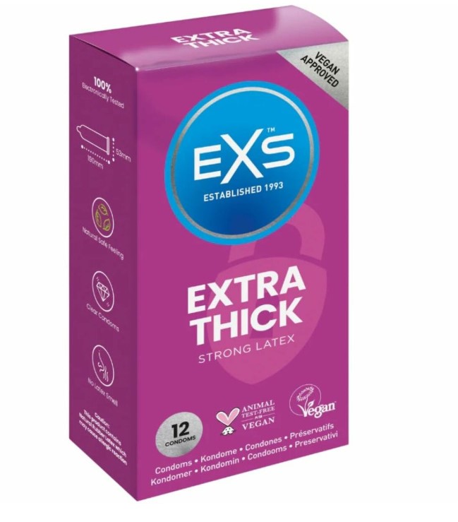 Kondomit EXS Extra Thick (12 kpl)