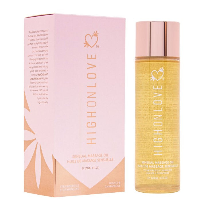 Eroottinen hierontaöljy Highonlove (120ml)