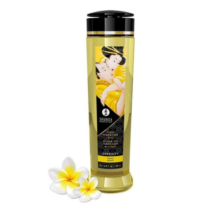 Hierontaöljy Serenity Monoi Shunga 240 ml