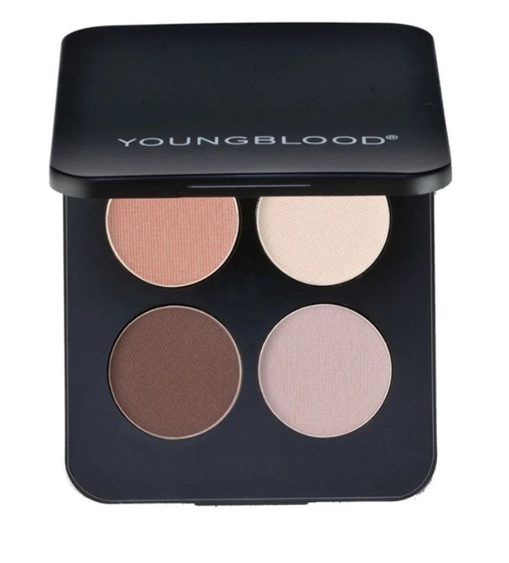 YOUNG BLOOD Pressed Mineral Eyeshadow Quad, City Chic
