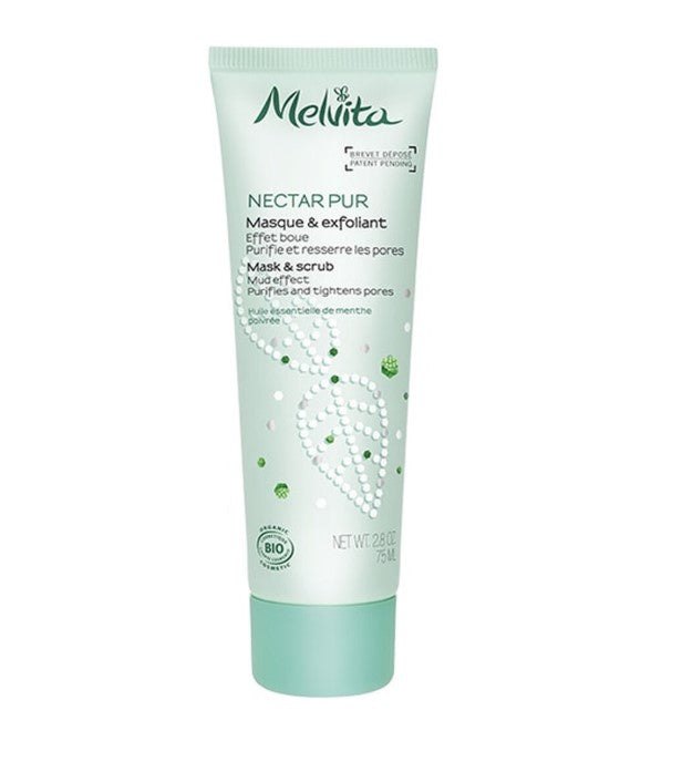 2-in-1 kuorintanaamio Melvita Nectar Puro (75 ml)
